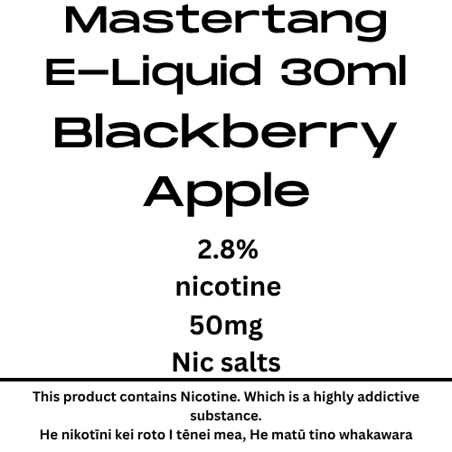 Master Tang Blackberry Apple 50mg nic salts 30ml