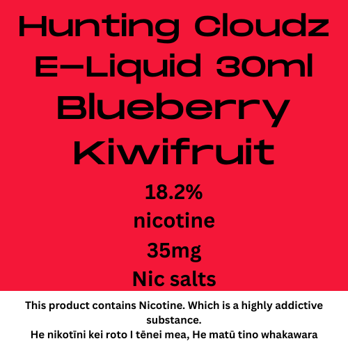 Hunting Clouds Blueberry Kiwifruit Crush 35mg nic salt 30ml
