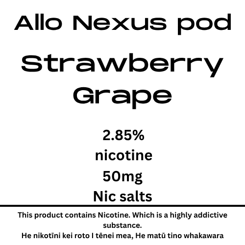 Nexus Pod Strawberry Grape 6000puffs 50mg Nic Salt Pod