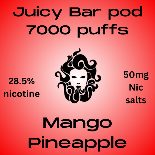 Juicy Bar Pod Mango Pineapple 50mg Nic Salt
