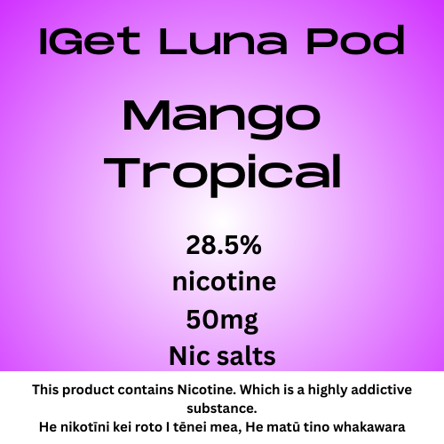 Iget Luna Pod Mango Tropical 28.5mg Nicotine