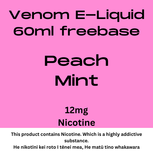 Venom 12mg Peach Mint 60ml