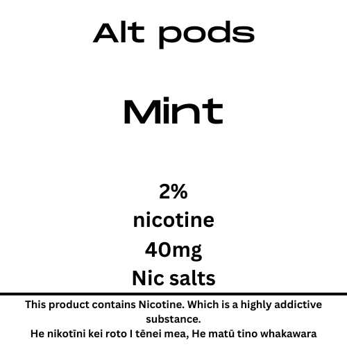 Alt Pods Mint 2% Nicotine