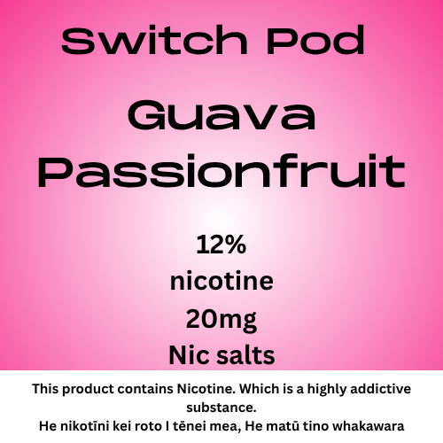 Switch Guava Passionfruit 20mg Nic Salt Pod