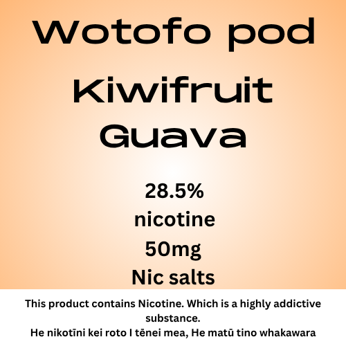 Wotofo Nexpod Pod KiwiFruit Guava 40mg Nic Salt