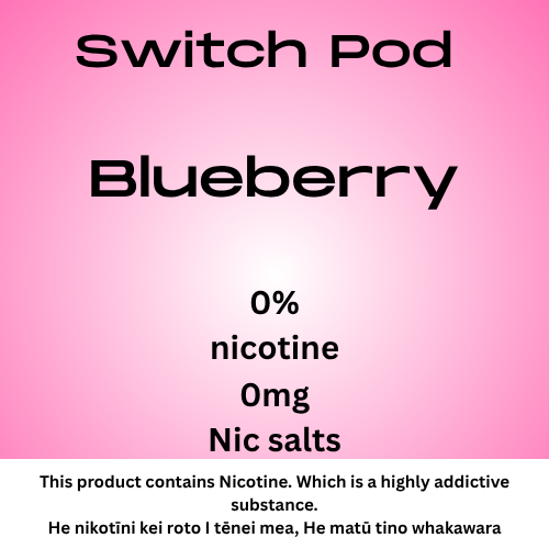 Switch Blueberry Pod 0mg Nic Salt