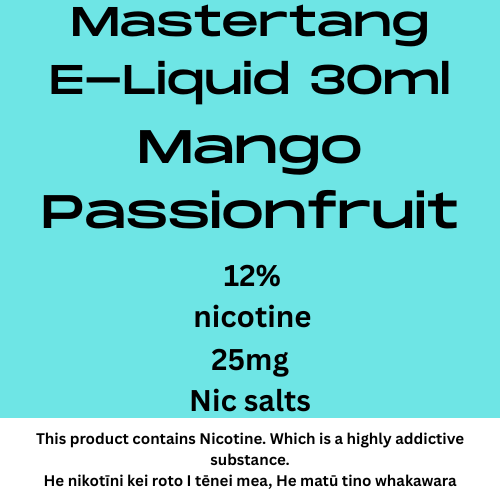 Master Tang Mango Passionfruit 25mg nic salt 30ml