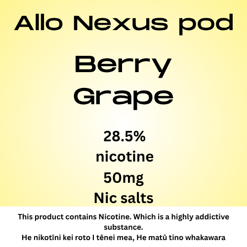 Nexus Pod Berry Grape 6000puffs 50mg Nic Salt