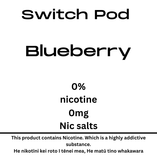 Whakawhiti Blueberry Pod 0mg Nic Tote
