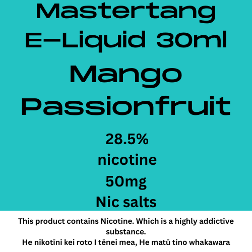 Master Tang Mango Passionfruit 50mg nic salt 30ml