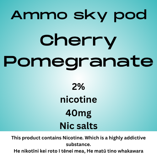 Ammo Sky Pod Cherry Pomegranate 20mg/ml Nicotine