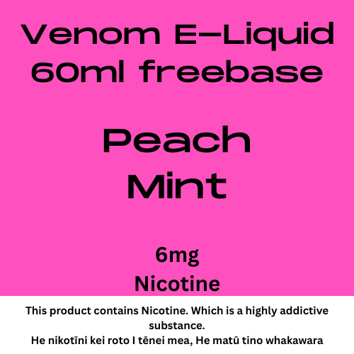 Venom 6mg Peach Mint 60ml