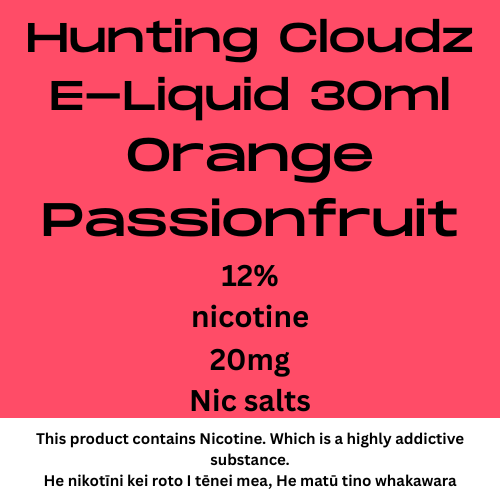 Hunting Clouds Orange Passionfruit 20mg nic salts 30ml