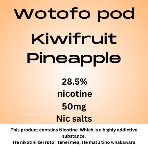 Wotofo Nexpod Pod KiwiFruit Pineapple 40mg Nic Salt