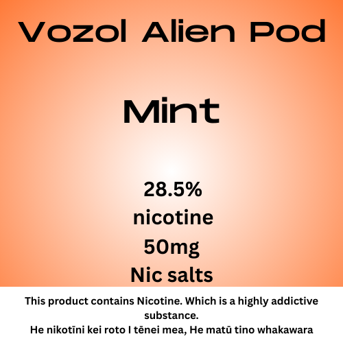 Vozol Alien Luxe Pod Mint 25mg/ml Nicotine