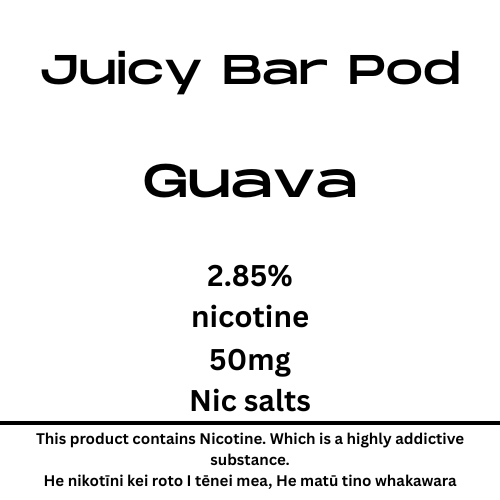 Wai Pod Huka Guava 50mg Tote Nic
