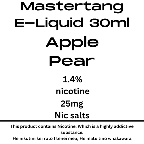 Master Tang Apple Pear 25mg nic salt 30ml