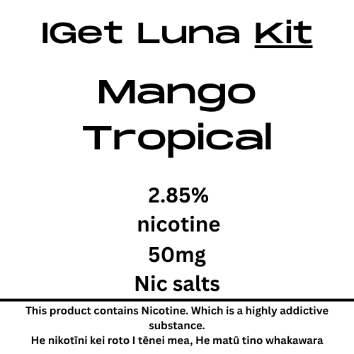 Iget Luna Kit Mango Tropical 28.5mg Nicotine