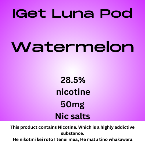 Iget Luna Pod Watermelon 28.5mg Nicotine