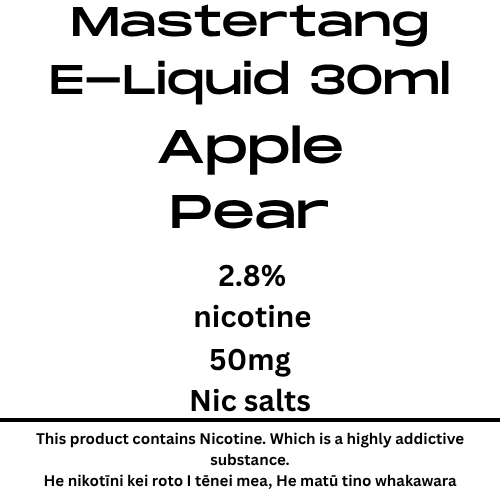 Master Tang Apple Pear 50mg nic salts 30ml