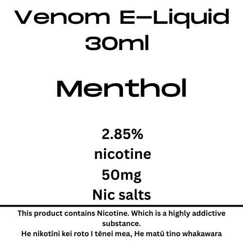 Venom 50mg Menthol