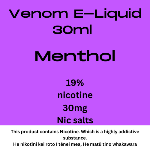 Venom 30mg Menthol
