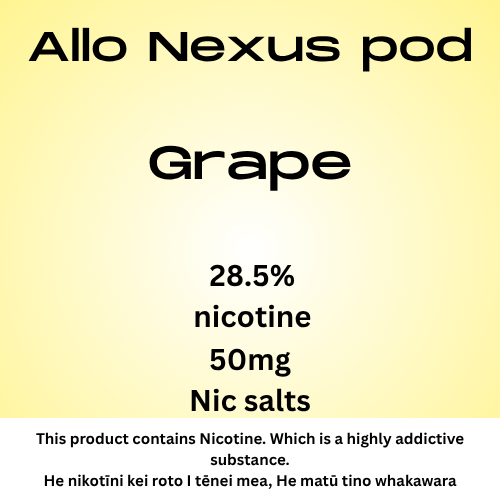 Nexus Pod Grape 6000puffs 50mg Nic Salt