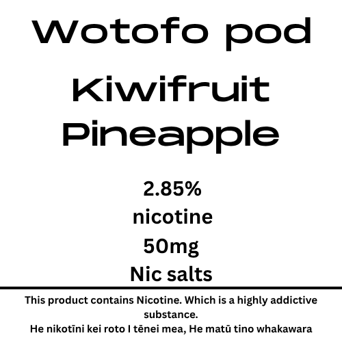 Wotofo Nexpod Pod KiwiFruit Pineapple 40mg Nic Salt