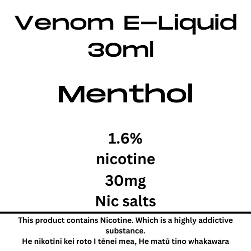 Venom 30mg Menthol