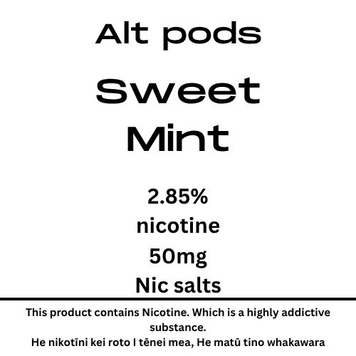 Alt Pods Sweet Mint 2.85% Nicotine