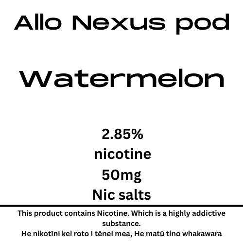 Nexus Pod Watermelon 6000puffs 50mg Nic Salt