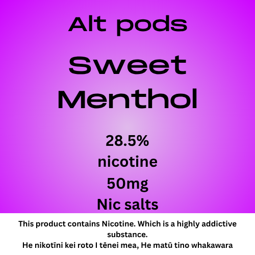 Alt Nu Pods Sweet Menthol 2.85% Nicotine