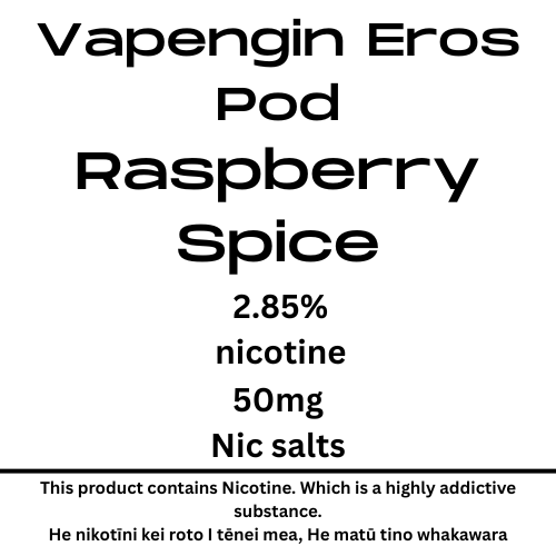 Vapengin Eros Pod Raspberry Spice 28.5mg/ml Nicotine