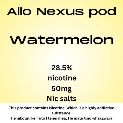 Nexus Pod Watermelon 6000puffs 50mg Nic Salt