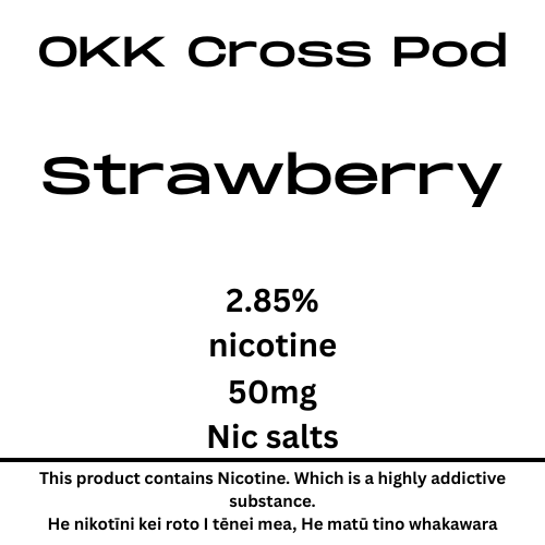 OKK Strawberry 30mg Nic Tote Pod 5000 Puff