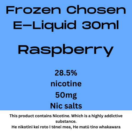 Frozen Chosen Raspberry 50mg Nic Salt