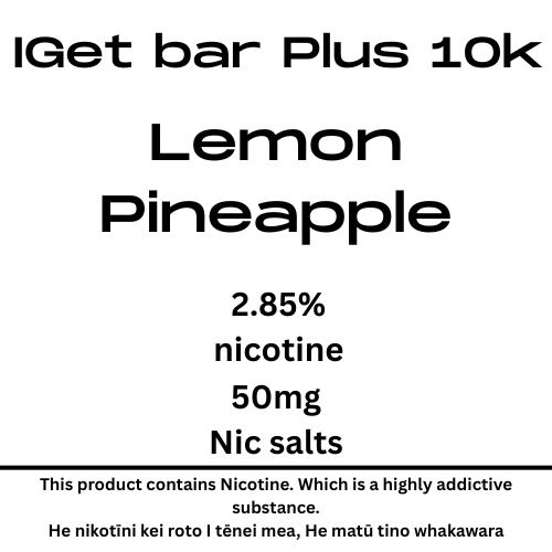 Iget Bar Plus Pod 3.0 Lemon Pineapple 28.5mg Nicotine