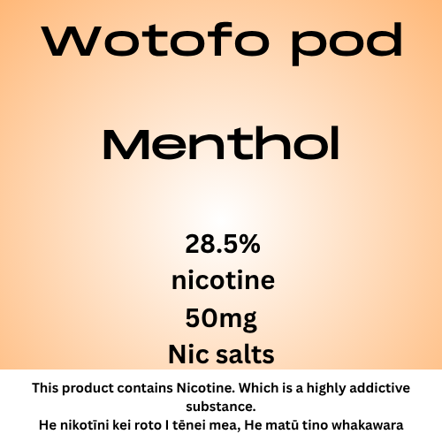 Wotofo Nexpod Pod Menthol 40mg Nic Salt