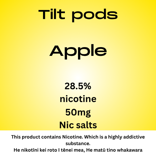 TILT Prefilled Pod Apple 50mg Nic Salt