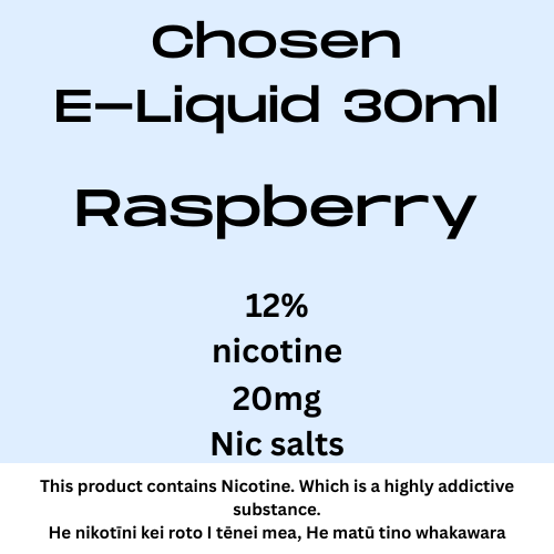 Chosen Raspberry 20mg Nic Salt