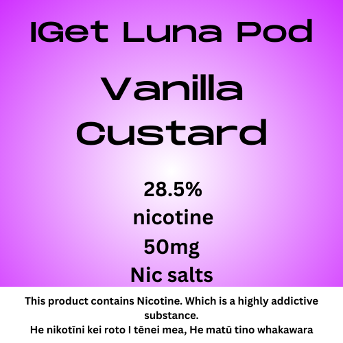 Iget Luna Pod Vanilla Custard 28.5mg Nicotine
