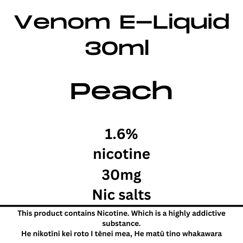 Venom 30mg Peach