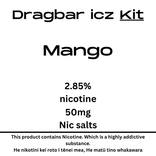 Dragbar Icz Max Kit Mango 28.5mg/ml Nicotine