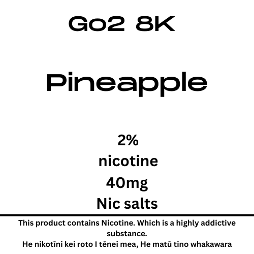 Go2 8K Pod Pineapple 20mg/ml Nicotine