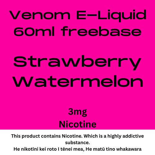 Venom 3mg Strawberry Watermelon 60ml