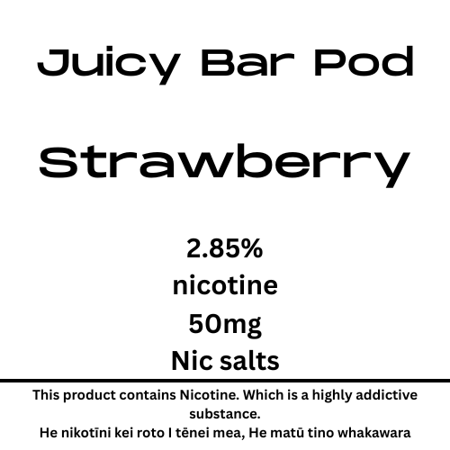 Wai Pod Huka Strawberry 50mg Tote Nic