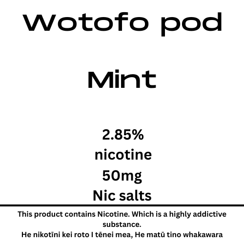 Wotofo Nexpod Pod Mint 40mg Nic Salt