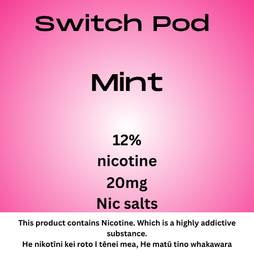 Switch Mint 20mg Nic Salt Pod