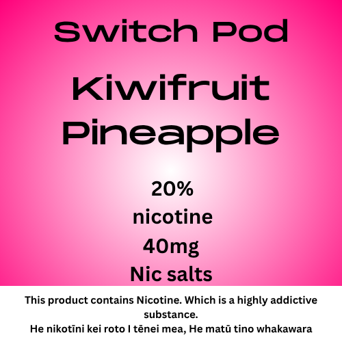 Switch Kiwifruit Pineapple 40mg Nic Salt Pod