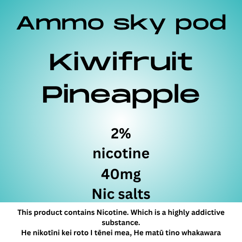 Ammo Sky Pod Kiwifruit Pineapple 20mg/ml Nicotine